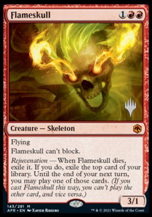Flameskull (Promo Pack) [Dungeons & Dragons: Adventures in the Forgotten Realms Promos] | Devastation Store