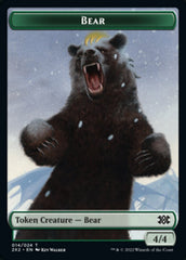 Bear // Monk Double-sided Token [Double Masters 2022 Tokens] | Devastation Store