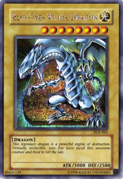 Blue-Eyes White Dragon (Power of Chaos: Kaiba the Revenge) [PCK-001] Secret Rare | Devastation Store