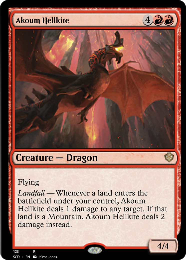 Akoum Hellkite [Starter Commander Decks] | Devastation Store