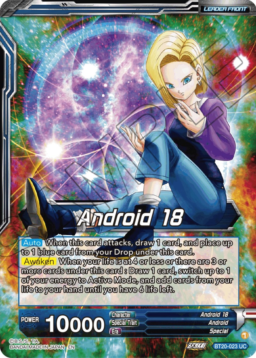 Android 18 // Android 18, Impenetrable Rushdown (BT20-023) [Power Absorbed Prerelease Promos] | Devastation Store