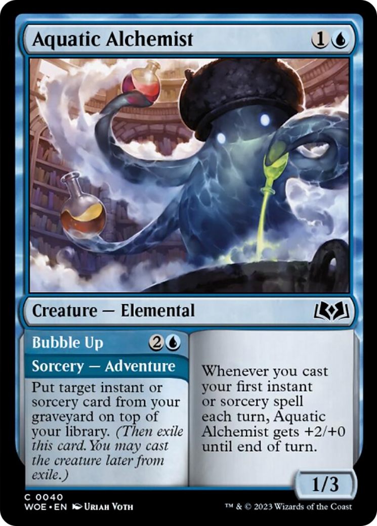 Aquatic Alchemist // Bubble Up [Wilds of Eldraine] | Devastation Store