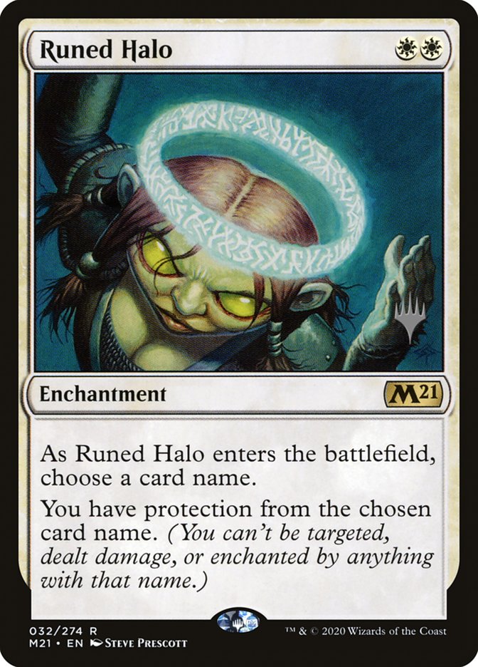 Runed Halo (Promo Pack) [Core Set 2021 Promos] | Devastation Store