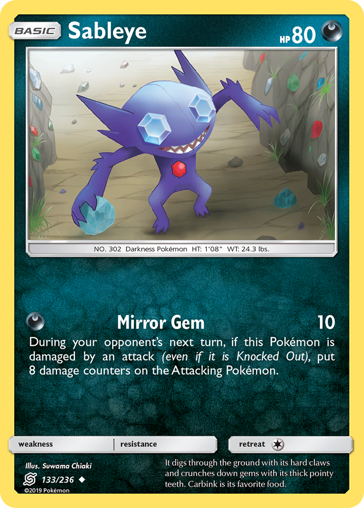 Sableye (133/236) [Sun & Moon: Unified Minds] | Devastation Store