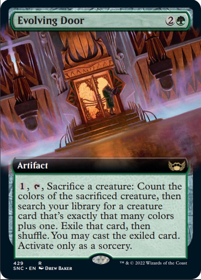 Evolving Door (Extended Art) [Streets of New Capenna] | Devastation Store