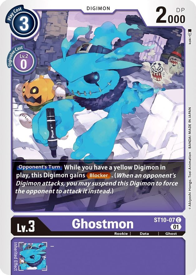 Ghostmon [ST10-07] [Starter Deck: Parallel World Tactician] | Devastation Store