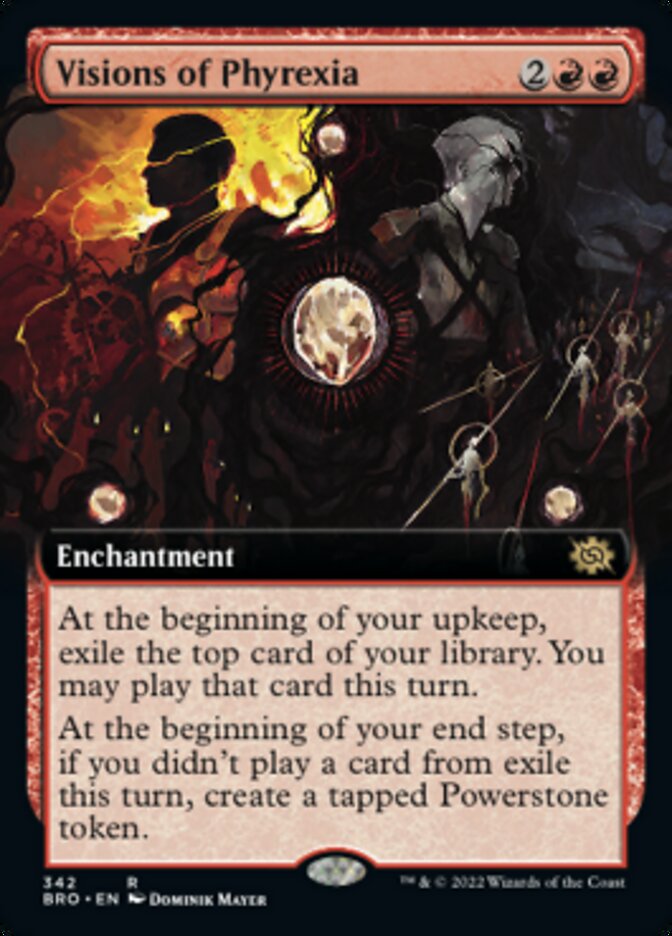Visions of Phyrexia (Extended Art) [The Brothers' War] | Devastation Store