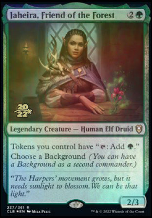 Jaheira, Friend of the Forest [Commander Legends: Battle for Baldur's Gate Prerelease Promos] | Devastation Store