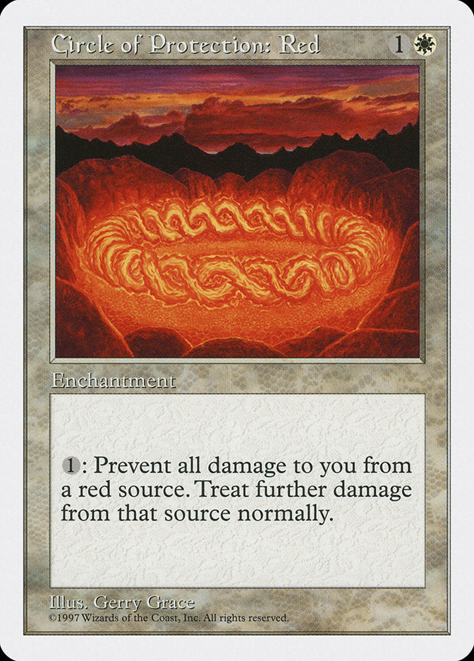 Circle of Protection: Red [Fifth Edition] - Devastation Store | Devastation Store