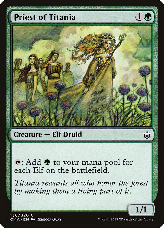 Priest of Titania [Commander Anthology] - Devastation Store | Devastation Store