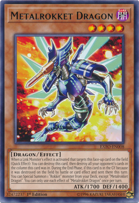 Metalrokket Dragon [EXFO-EN008] Rare | Devastation Store