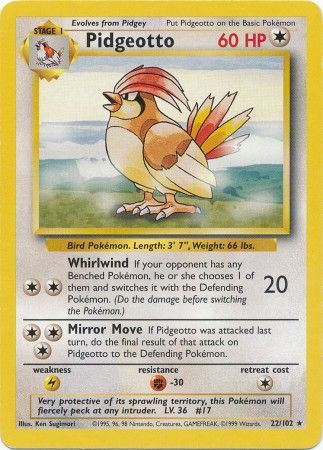 Pidgeotto (22/102) [Base Set Unlimited] | Devastation Store