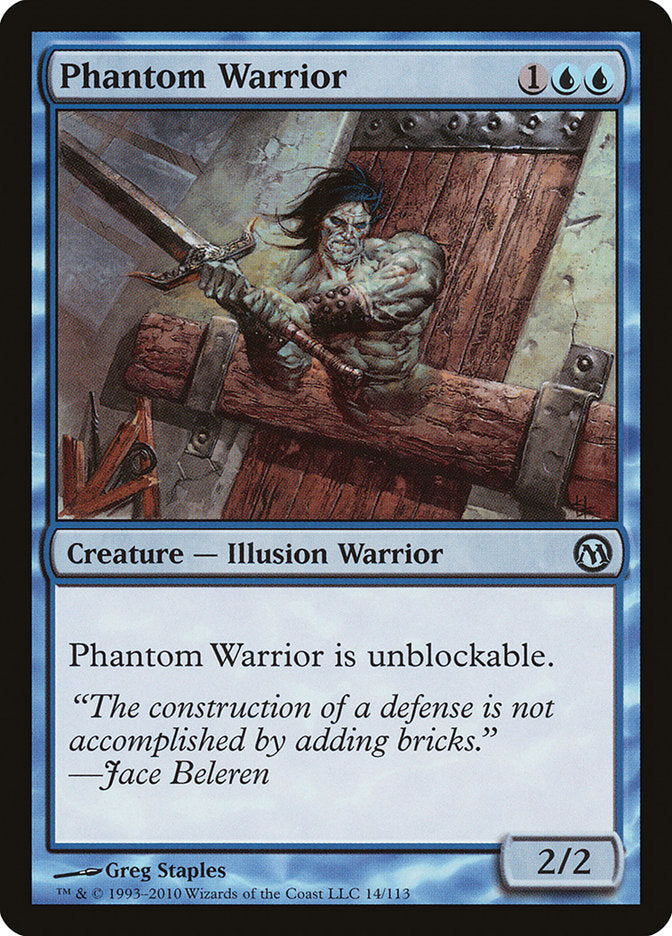 Phantom Warrior [Duels of the Planeswalkers] | Devastation Store