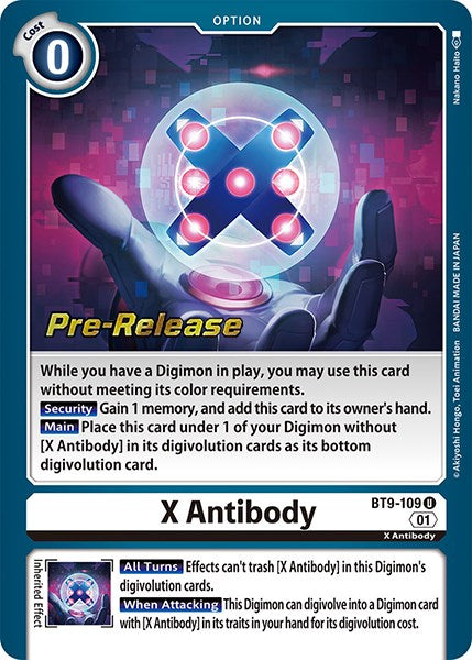 X Antibody [BT9-109] [X Record Pre-Release Promos] | Devastation Store