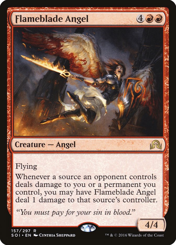 Flameblade Angel [Shadows over Innistrad] - Devastation Store | Devastation Store