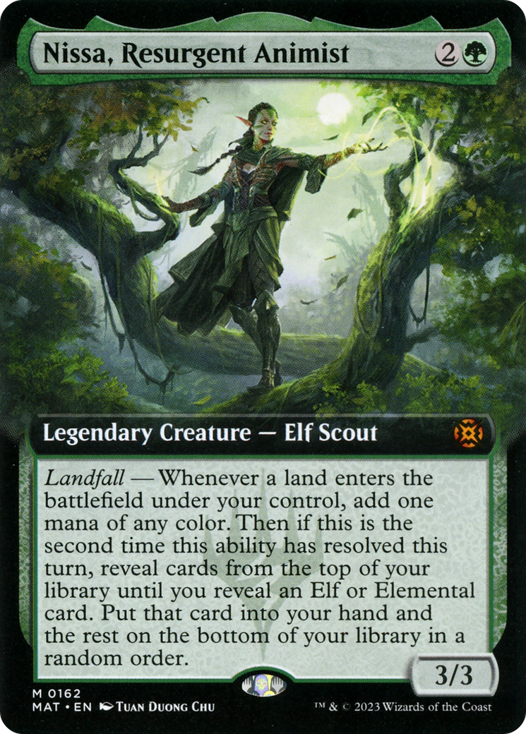 Nissa, Resurgent Animist (Extended Art) [March of the Machine: The Aftermath] | Devastation Store