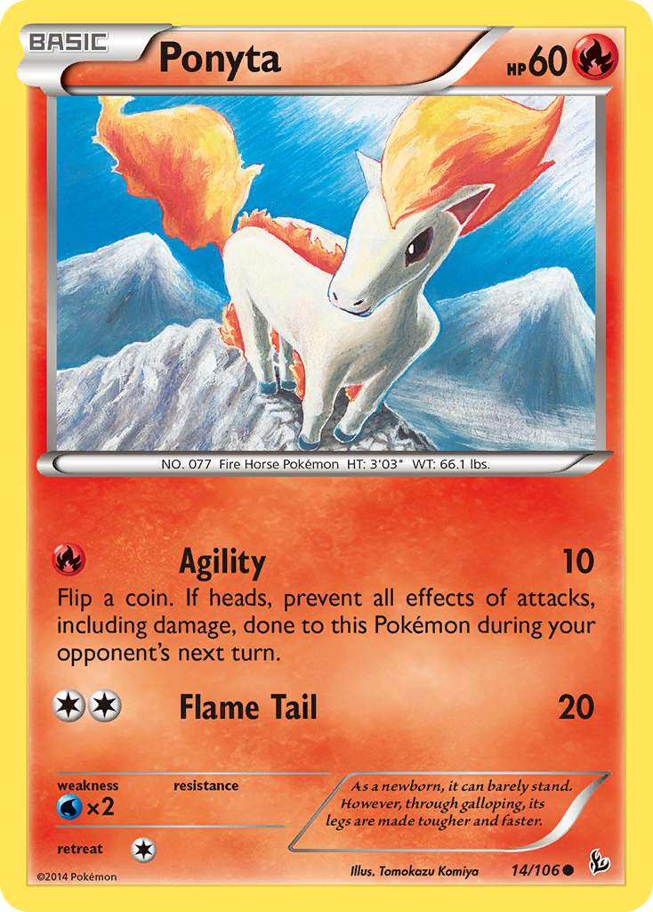 Ponyta (14/106) [XY: Flashfire] | Devastation Store