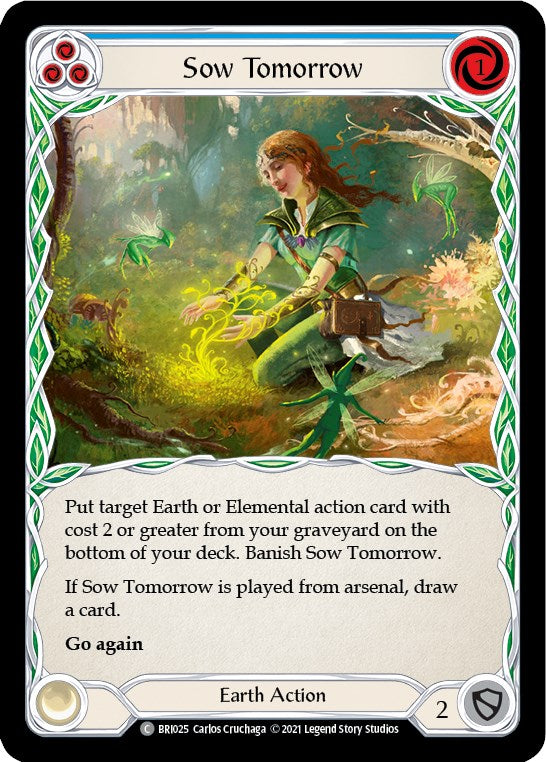 Sow Tomorrow (Blue) [BRI025] (Tales of Aria Briar Blitz Deck)  1st Edition Normal | Devastation Store