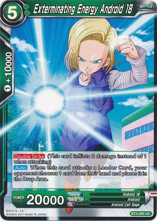 Exterminating Energy Android 18 [BT2-090] | Devastation Store
