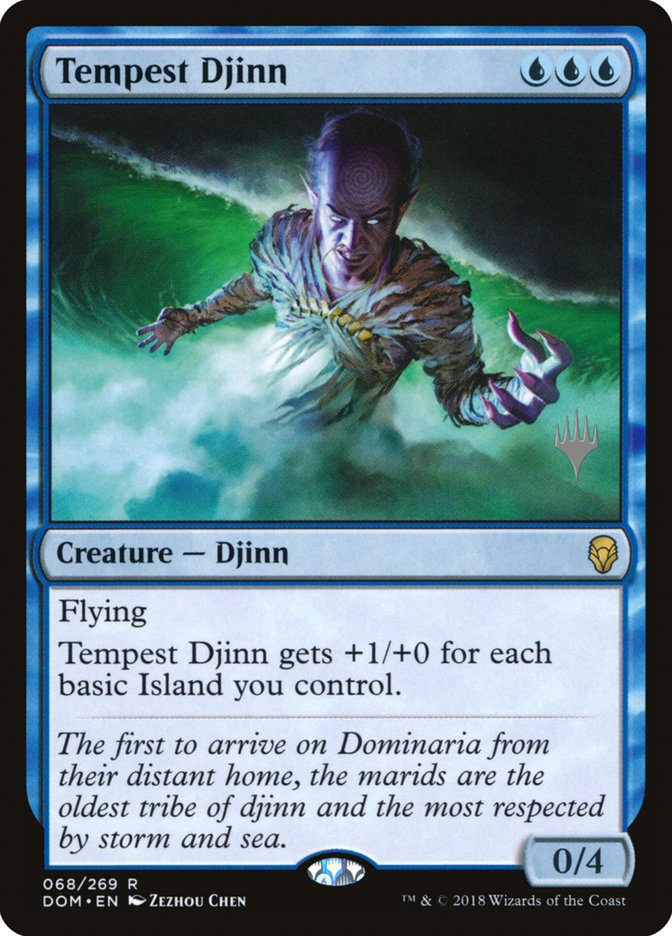 Tempest Djinn (Promo Pack) [Dominaria Promos] | Devastation Store