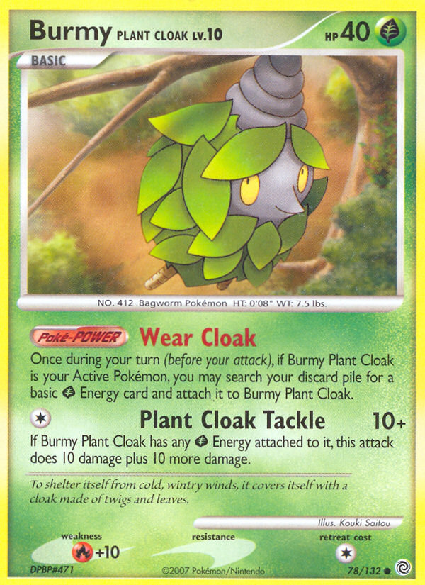 Burmy Plant Cloak (78/132) [Diamond & Pearl: Secret Wonders] | Devastation Store