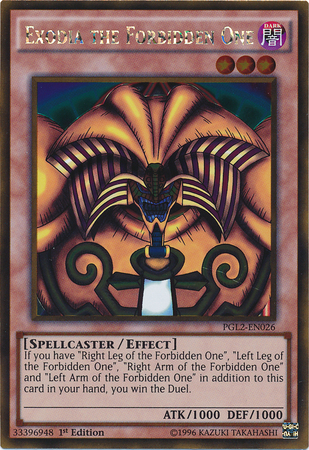 Exodia the Forbidden One [PGL2-EN026] Gold Rare | Devastation Store