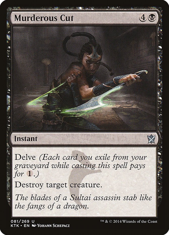 Murderous Cut [Khans of Tarkir] | Devastation Store