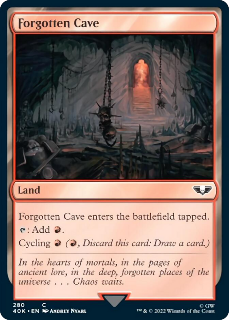 Forgotten Cave [Universes Beyond: Warhammer 40,000] | Devastation Store