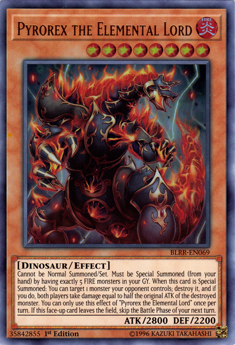 Pyrorex the Elemental Lord [BLRR-EN069] Ultra Rare | Devastation Store