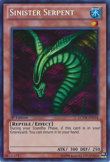 Sinister Serpent [LCYW-EN154] Secret Rare | Devastation Store
