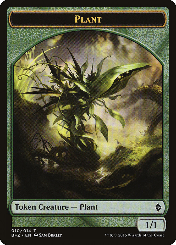 Plant [Battle for Zendikar Tokens] - Devastation Store | Devastation Store