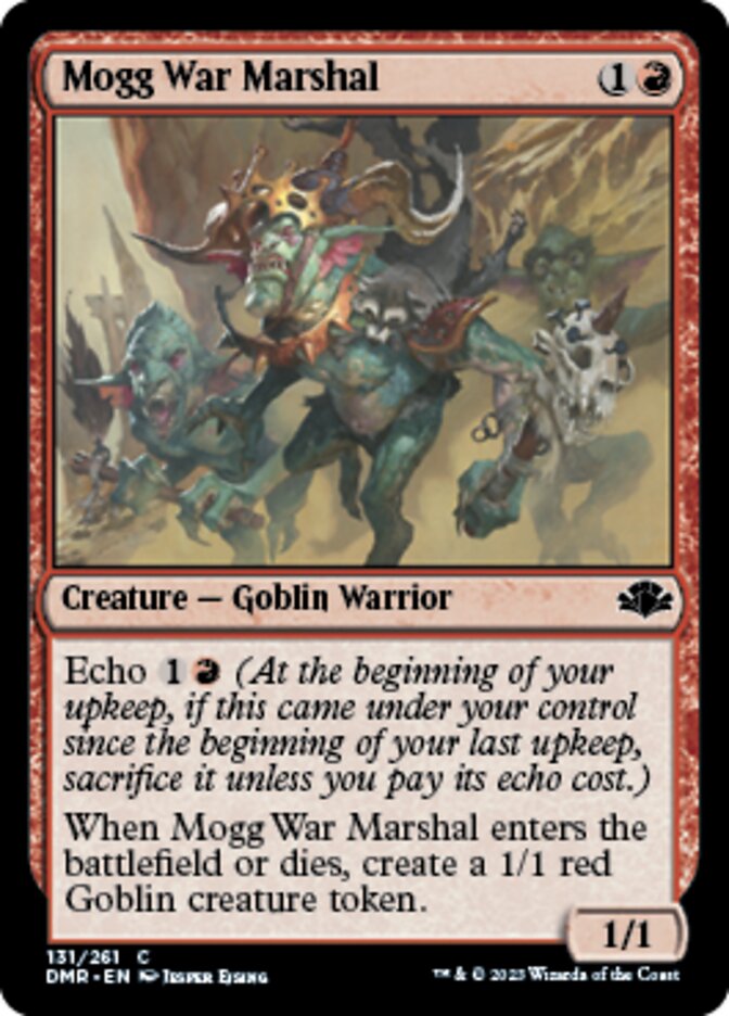 Mogg War Marshal [Dominaria Remastered] | Devastation Store