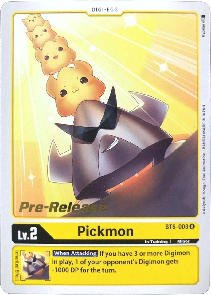 Pickmon [BT5-003] [Battle of Omni Pre-Release Promos] | Devastation Store