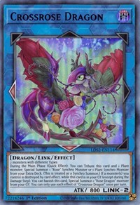 Crossrose Dragon (Blue) [LDS2-EN114] Ultra Rare | Devastation Store