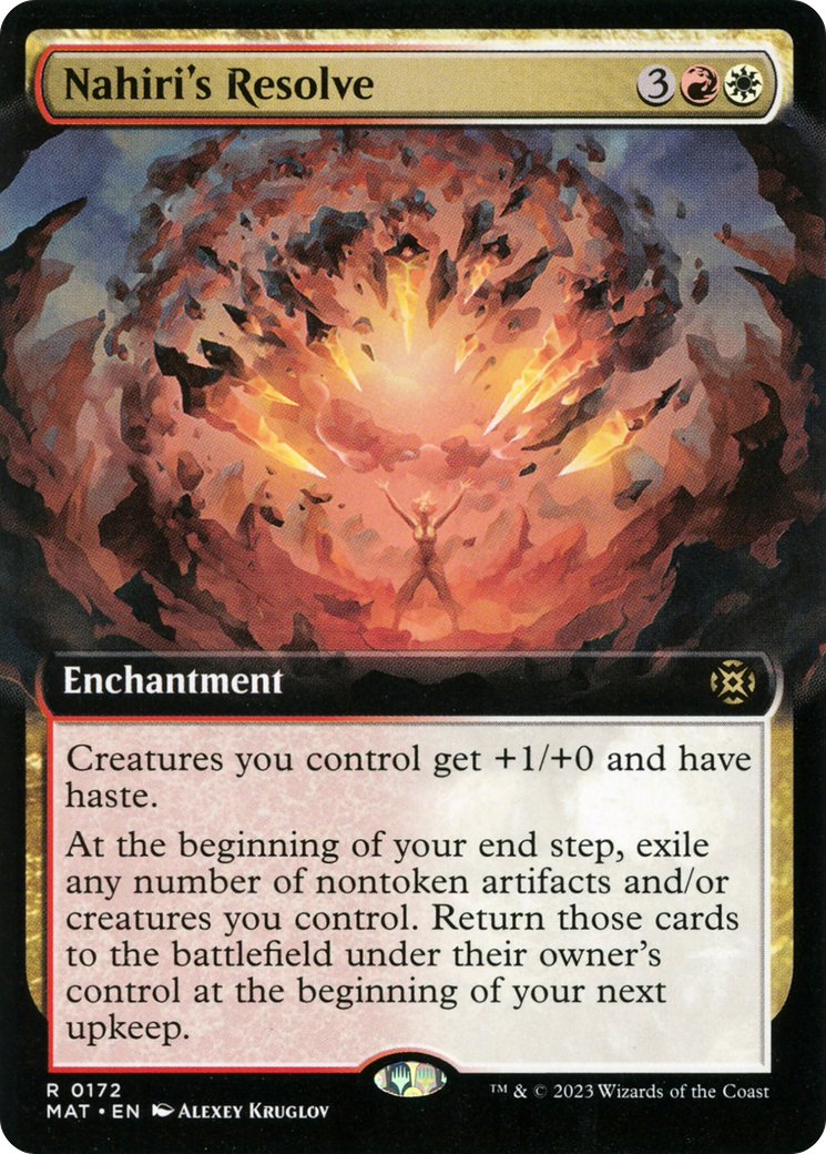 Nahiri's Resolve (Extended Art) [March of the Machine: The Aftermath] | Devastation Store