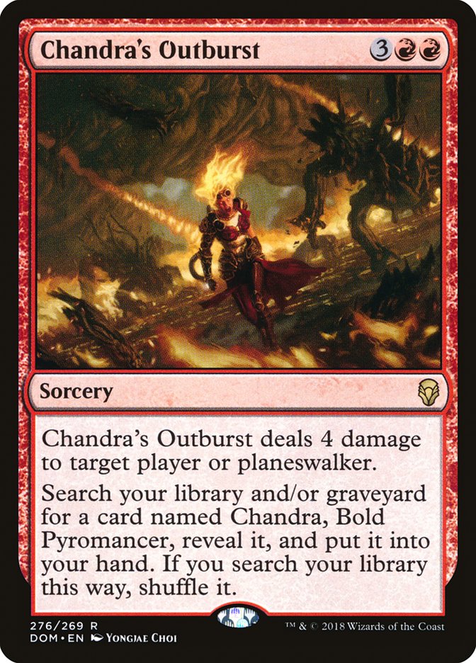 Chandra's Outburst [Dominaria] | Devastation Store