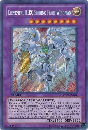 Elemental HERO Shining Flare Wingman [LCGX-EN050] Secret Rare | Devastation Store