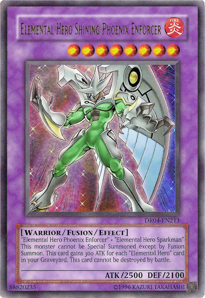 Elemental HERO Shining Phoenix Enforcer [DR04-EN213] Ultra Rare | Devastation Store