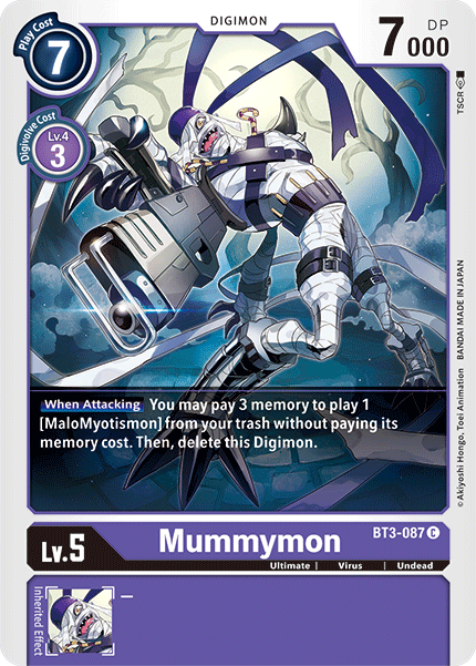 Mummymon [BT3-087] [Release Special Booster Ver.1.5] | Devastation Store