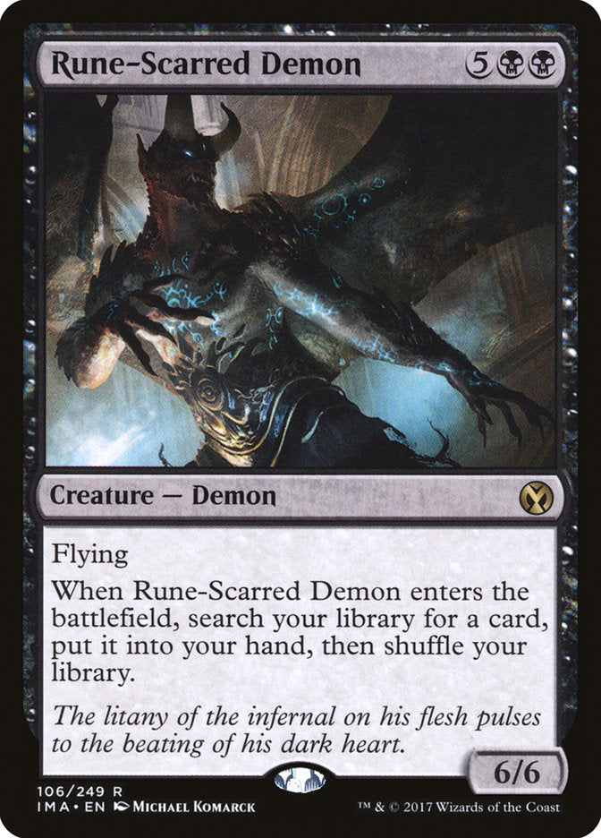 Rune-Scarred Demon [Iconic Masters] - Devastation Store | Devastation Store