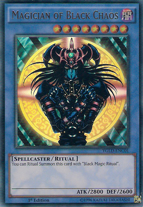 Magician of Black Chaos [YGLD-ENC01] Ultra Rare | Devastation Store