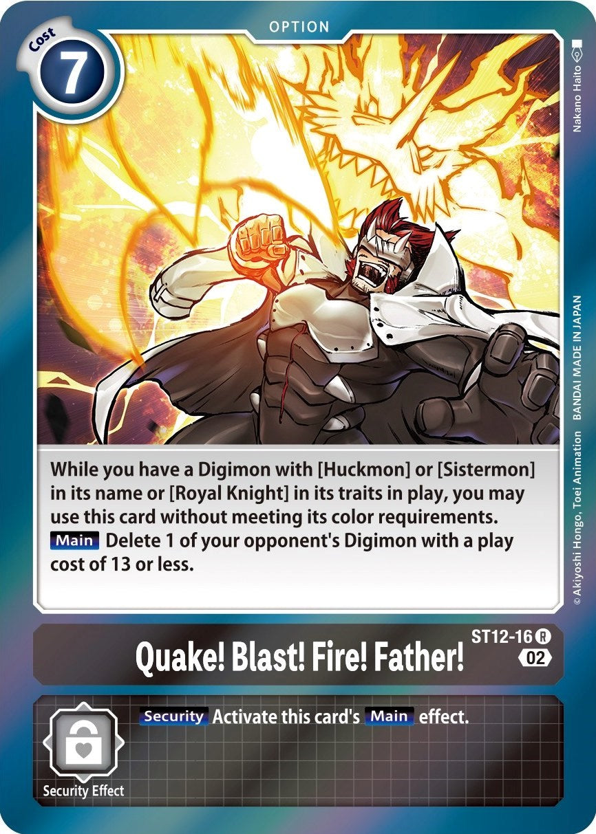 Quake! Blast! Fire! Father! [ST12-16] [Starter Deck: Jesmon] | Devastation Store