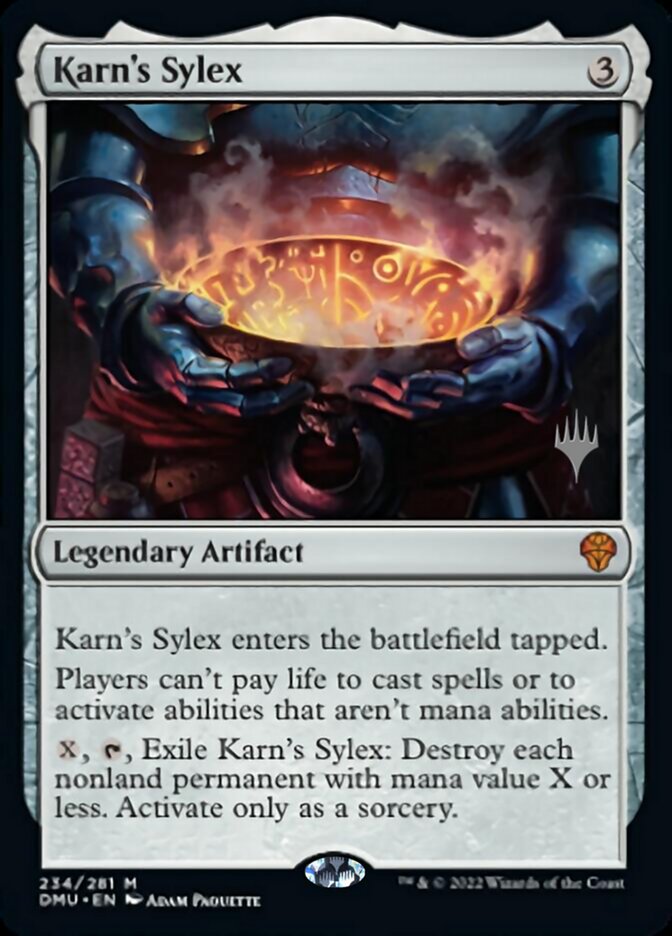 Karn's Sylex (Promo Pack) [Dominaria United Promos] | Devastation Store
