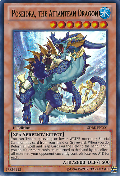 Poseidra, the Atlantean Dragon [SDRE-EN001] Ultra Rare | Devastation Store