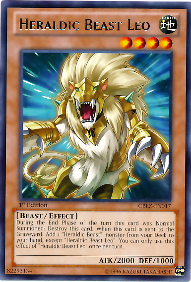 Heraldic Beast Leo [CBLZ-EN017] Rare | Devastation Store
