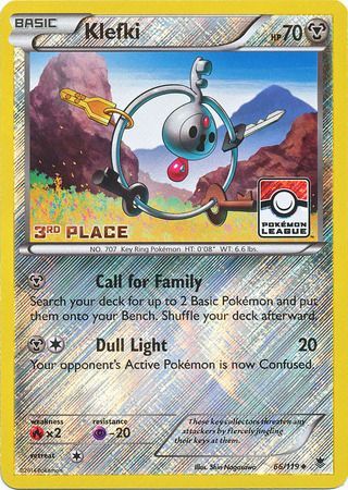 Klefki (66/119) (League Promo 3rd Place) [XY: Phantom Forces] | Devastation Store