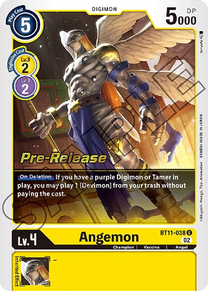 Angemon [BT11-038] [Dimensional Phase Pre-Release Promos] | Devastation Store