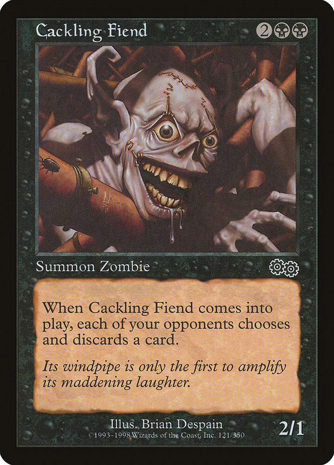 Cackling Fiend [Urza's Saga] | Devastation Store