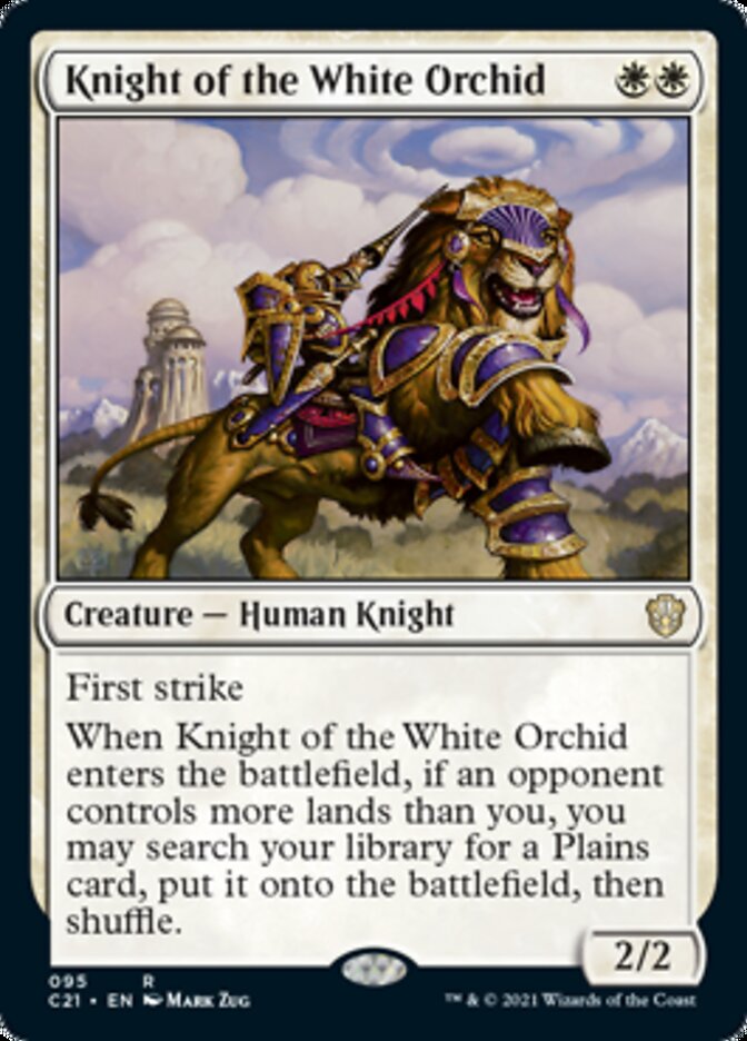 Knight of the White Orchid [Commander 2021] | Devastation Store