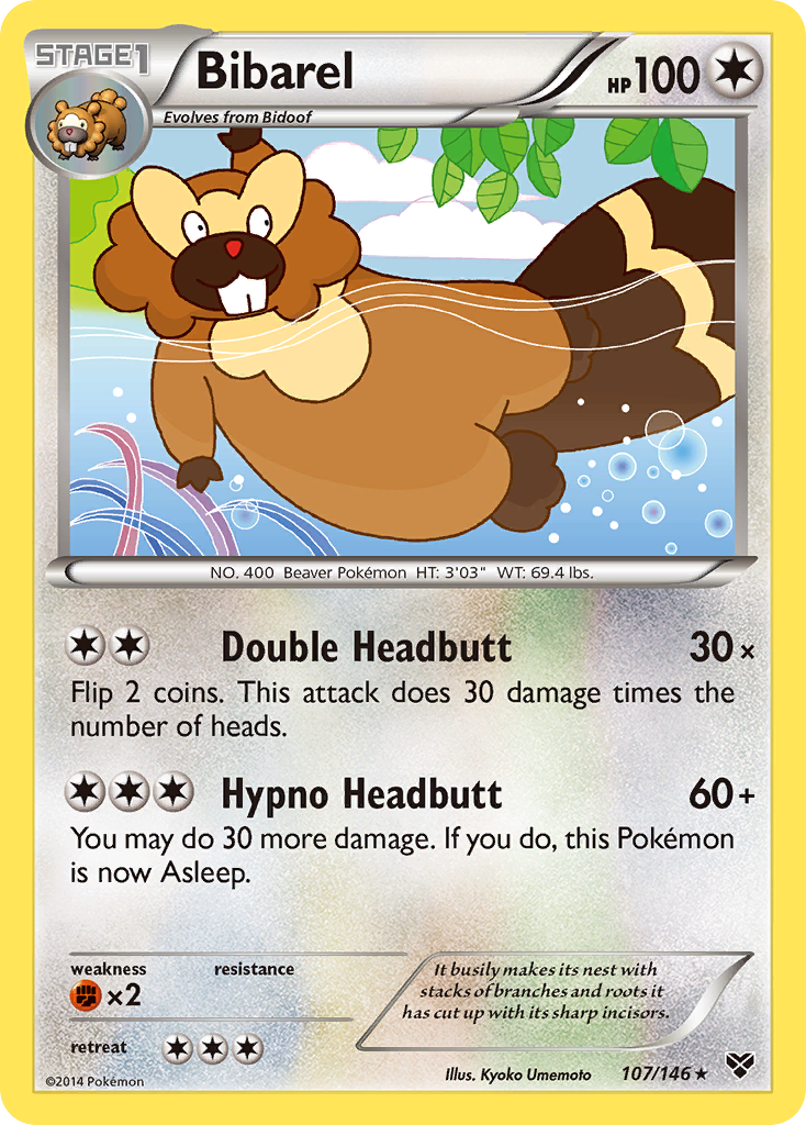 Bibarel (107/146) [XY: Base Set] | Devastation Store